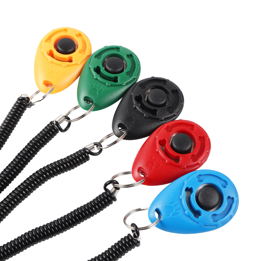 Adjustable Pet Training Clicker and Strap