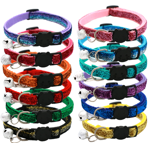 Chic Adjustable Cat Collar with Bell