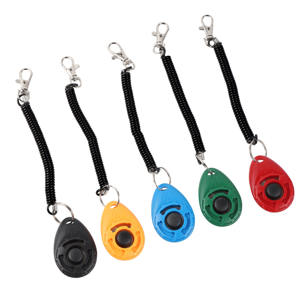 Adjustable Pet Training Clicker and Strap