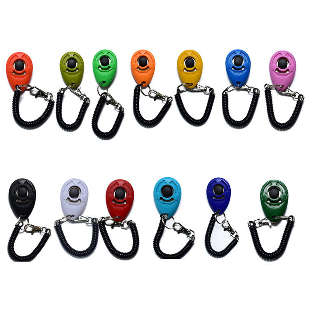 Adjustable Pet Training Clicker and Strap