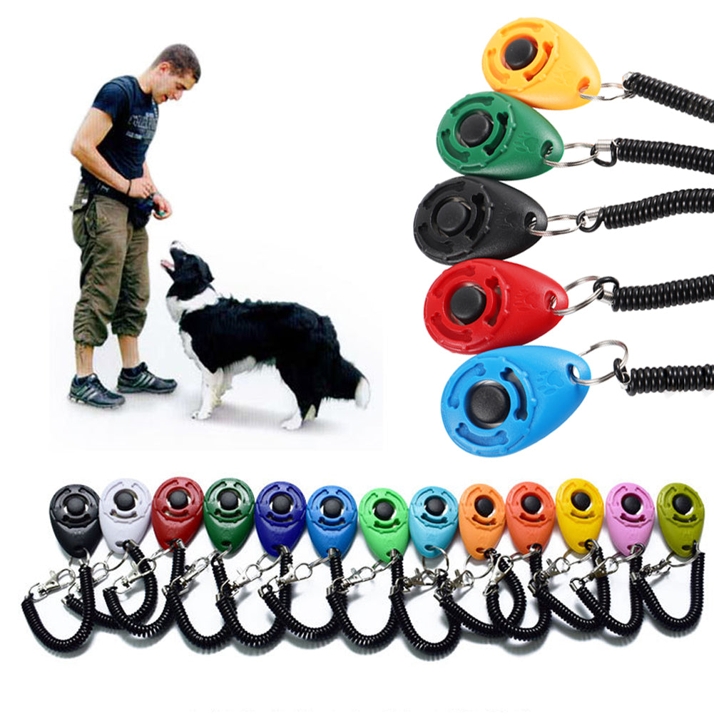 Adjustable Pet Training Clicker and Strap